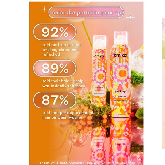 NEW HOLIDAY Amika Positively Perk Up Duo Dry Shampoo Set - Picture 3 of 3